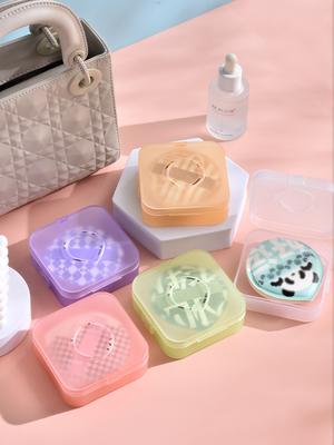 1PC Portable Camera Empty Air Cushion Cosmetic Puff Box Makeup Case Container With Powder Sponge For BB Cream Foundation