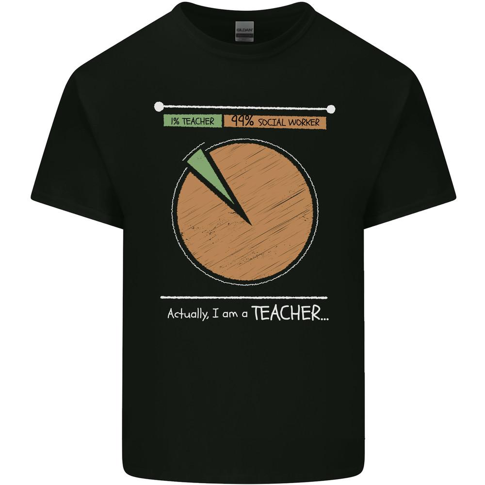 1% Teacher 99% Social Worker Teaching Mens Light Cotton T-Shirt Unisex T-Shirt XXXL