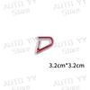 3D Metal Car Styling  Logo Front Grille Emblem SD/D Badge Rear Tail Bumper Trunk Sticker