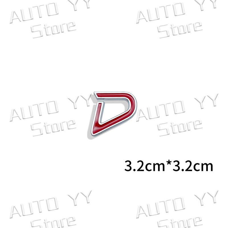 3D Metal Car Styling Logo Front Grille Emblem SD/D Badge Rear Tail Bumper Trunk Sticker