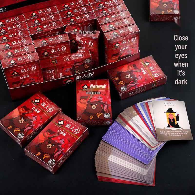 Set di Carte Gioco da Tavolo Licantropi