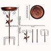 Retro Iron Bird Bath Garden Decoration & Outdoor Flower Pot