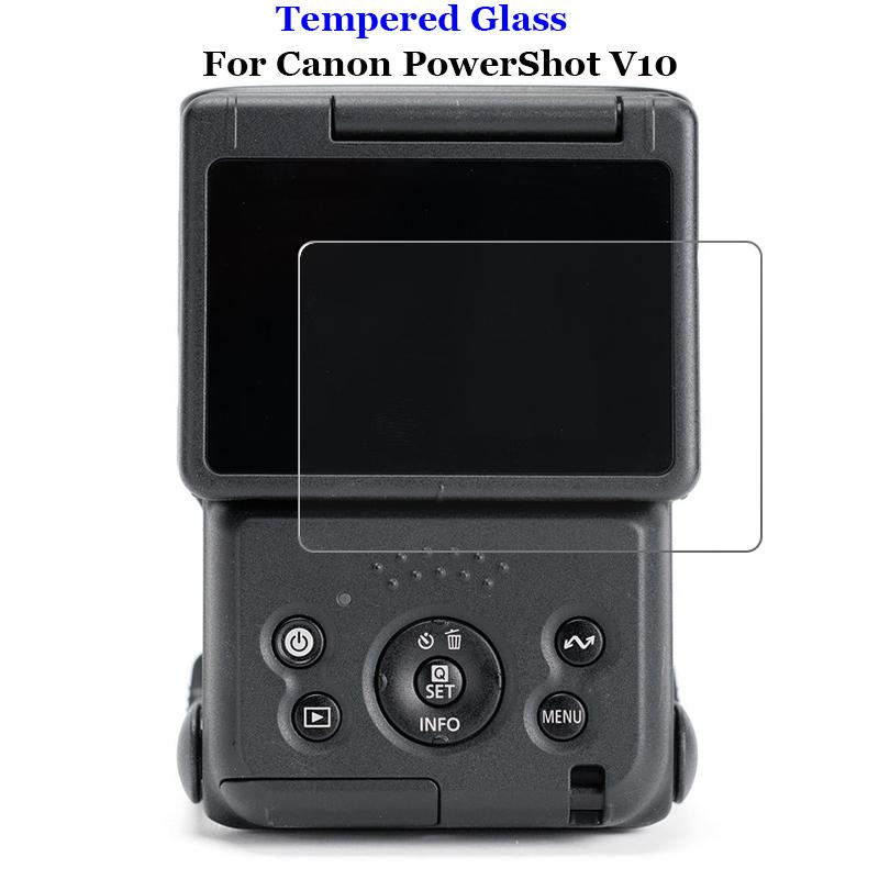 

Для камеры Canon PowerShot V10 закаленное стекло 9H 2.5D защитная пленка для ЖК-экрана взрывозащищенная пленка закаленная защита
