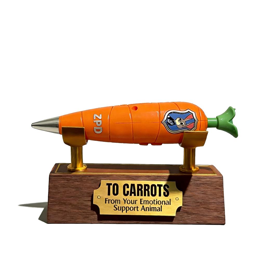 @In Stock Zootopia 2 3D-Printed Stand & Judy’S Carrot Voice Recorder | 60S Mini Recording 2-In-1 Gel Pen | Valentine'S Day Gift