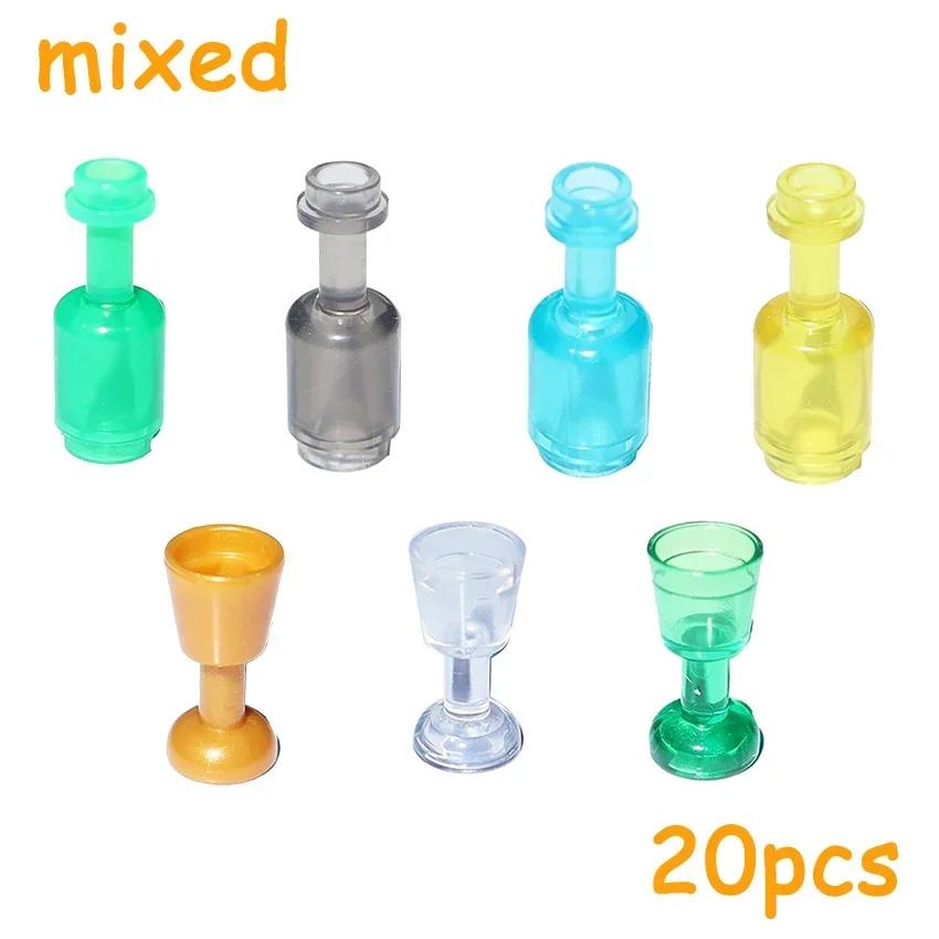 Non-Toxic Moc Food Accessories Fish Egg Bread Pizza Chocolate Fruit Carrot Hamburger Chips Chicken Bottle Bricks Building Blocks Toys