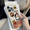 Phone Case for iPhone 11 13 Case iPhone 12 14 15 16 Pro Max 12 Pro 15 Plus 16 Pro Leather Painted Waterproof Drop-proof and Wear-resistant Cartoon