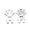 Dancing Boys Charms Girls Pendants For Dance Themed Jewelry Accessories Alloy