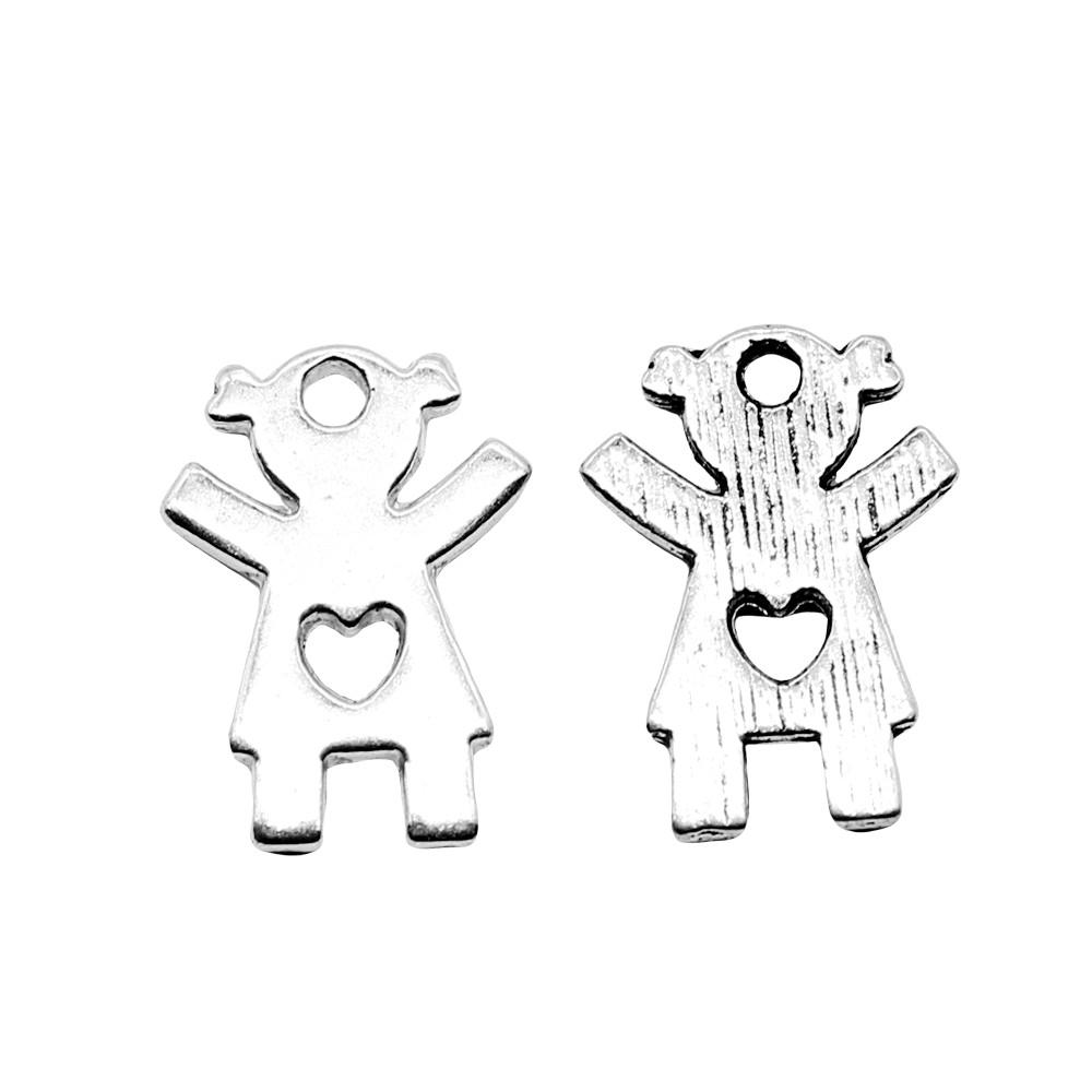 Dancing Boys Charms Girls Pendants For Dance Themed Jewelry Accessories Alloy