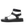 Sandals women's summer new large size thick-soled casual Roman style one-word buckle belt winding belt women's sandals