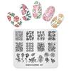 kads Flower 037 Pattern Stamping Plates Nail Print Tools Manicure Template DIY Decoration Tools Stamp Plate