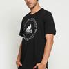 Adidas Contrast Color Brand Logo Print Round Neck Short Sleeve T-Shirt Men Tops Black ED7273