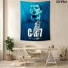 Ronaldo'S Legacy Celebration Portuguese Football Bedding 1 Duvet Cover 2 Pillowcase Without Core Soft And Comfortable Bedding Set