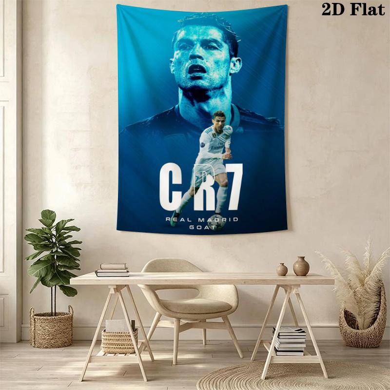 Ronaldo'S Legacy Celebration Portuguese Football Bedding 1 Duvet Cover 2 Pillowcase Without Core Soft And Comfortable Bedding Set
