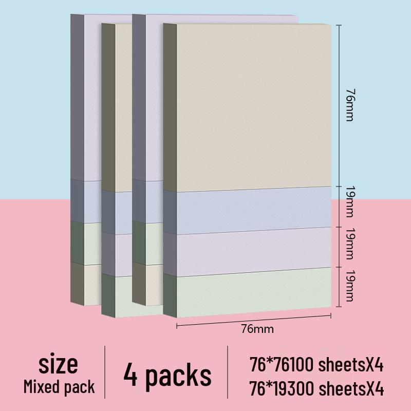 Cute High-Value Sticky Notes: Strong Adhesion Memo Pads & Index Stickers for Students