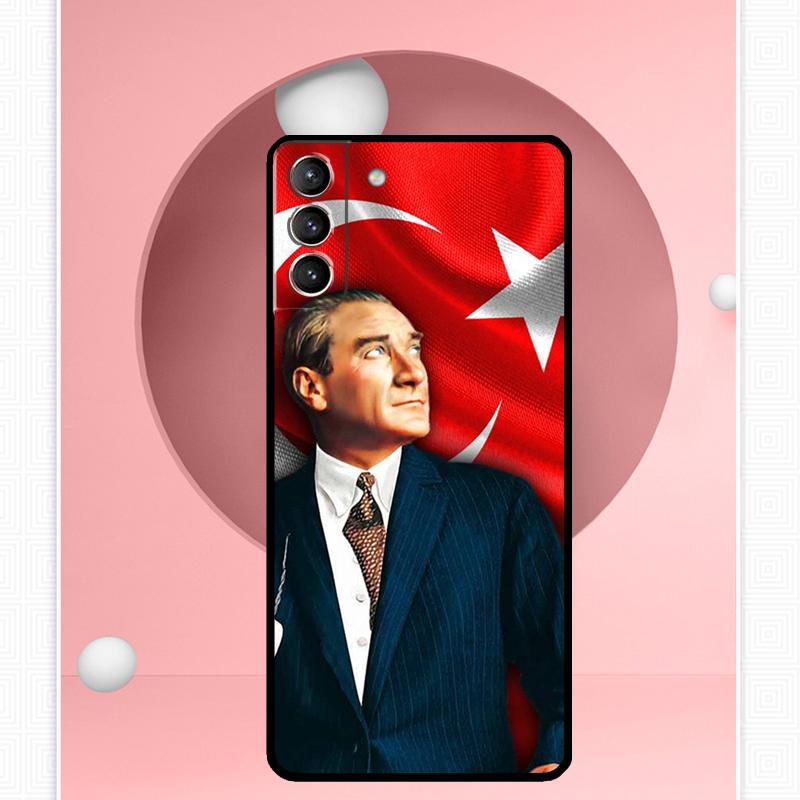 Turkey Mustafa Kemal Ataturk Case For Samsung Galaxy S25 Ultra S20 S21 S22 S23 S24 Plus S9 S10 S24 FE S25 FE Cover Funda