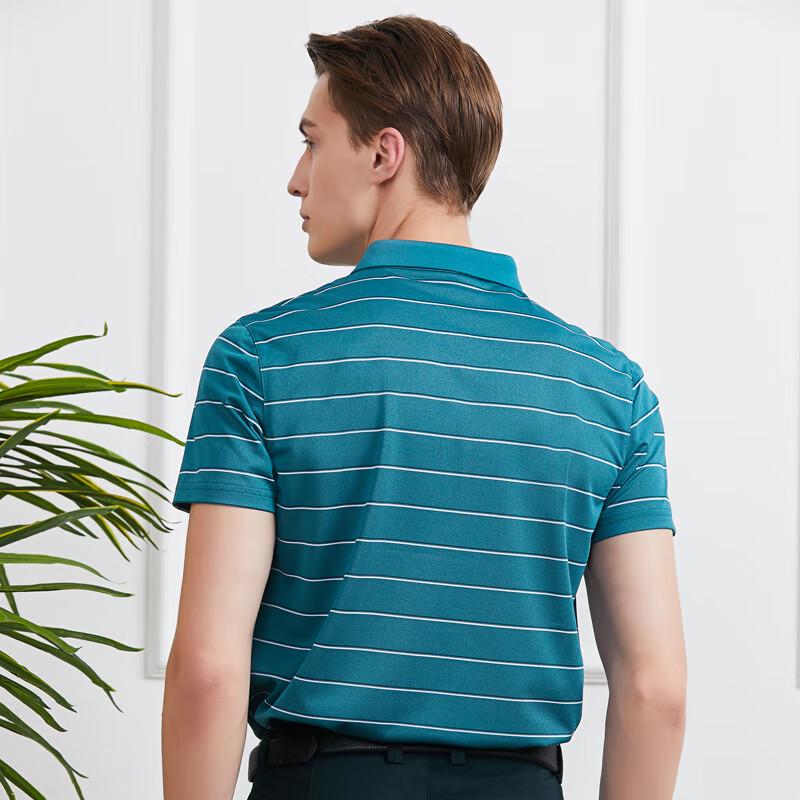 Young River Gestreiftes Business Casual Poloshirt für Herren