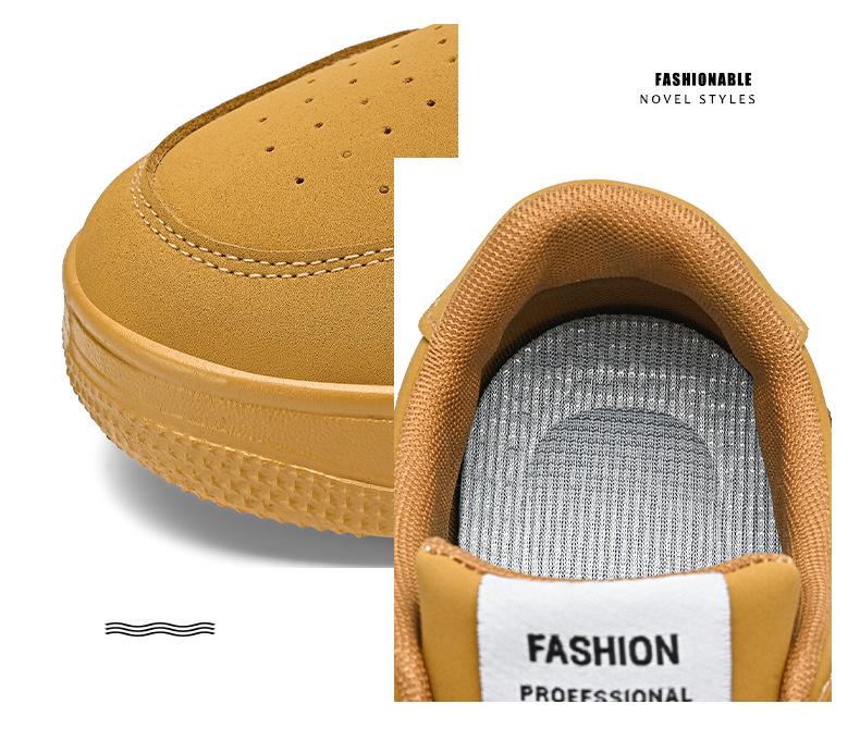 Men's Trendy Spring 2026 Low-Top Skate Shoes, Breathable and Versatile White Casual Sneakers for Students