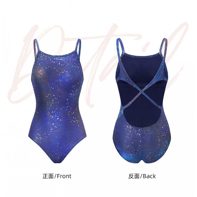 Swimsuit Women's One-piece Triangle Belly Cover To Show Slimming Racing Sports Training Swimming Pool Hot Clothes