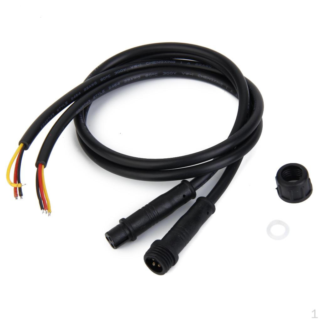 

2PCS 3 36V Waterproof Male Female Connector Plug Wire Cable for LED 0cm