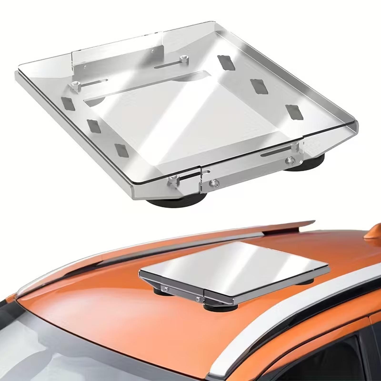 For Starlink Mini Magnetic Roof Mount 240Lbs Magnetic Roof Mount Portable Mounting Kit Transparent Version Roof Mount Bracket nero