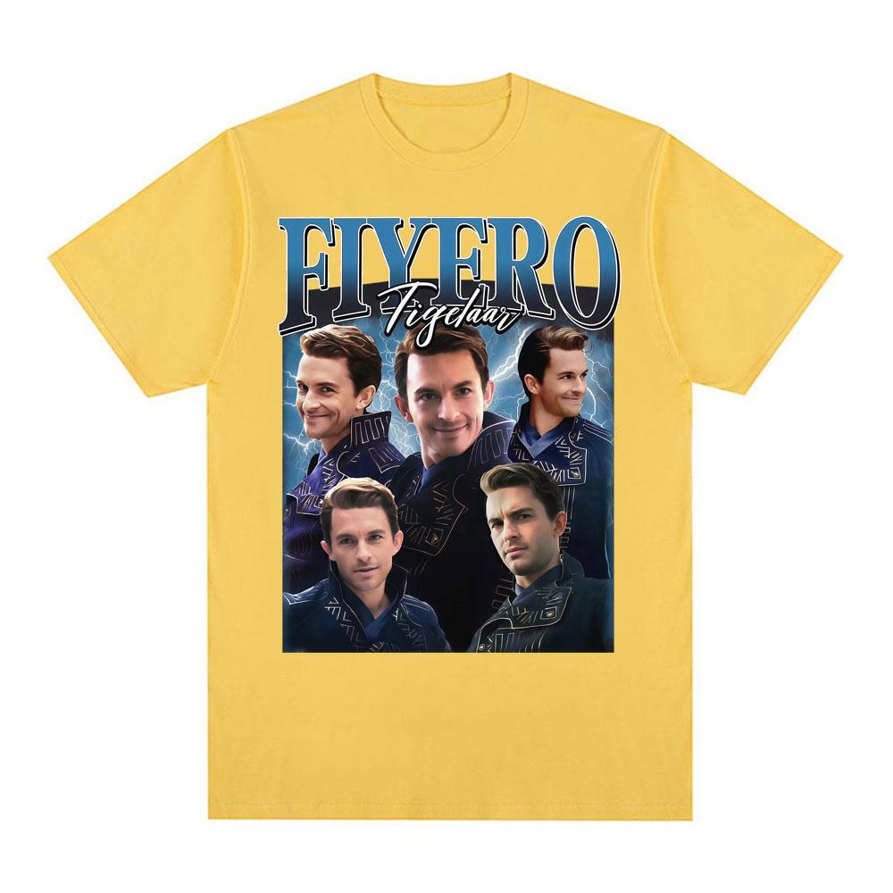 Jonathan Bailey Prince Fiyero T Shirt Wicked Musical Broadway Graphics Tshirts Unisex Women Vintage Style Oversized Cotton Tshirt