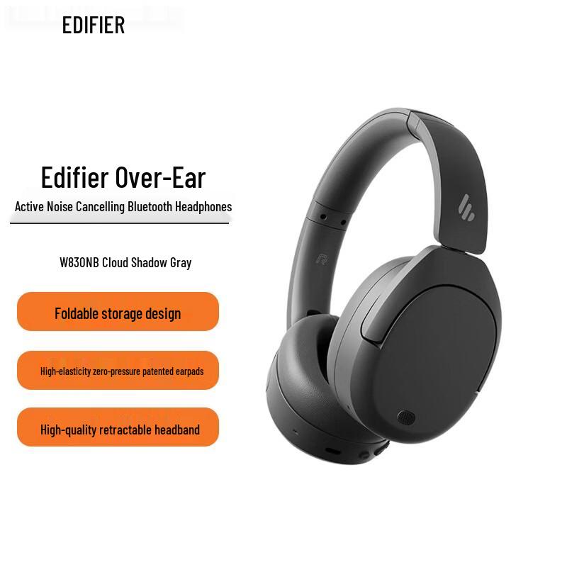 Edifier W830NB Over-Ear Aktive Geräuschunterdrückung Bluetooth Kopfhörer