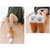 1 Pair Autumn Winter Coral Velvet Socks Cute Cat Claw Socks For Women Girls Middle Tube Thickened Sleep Socks Home Floor Socks