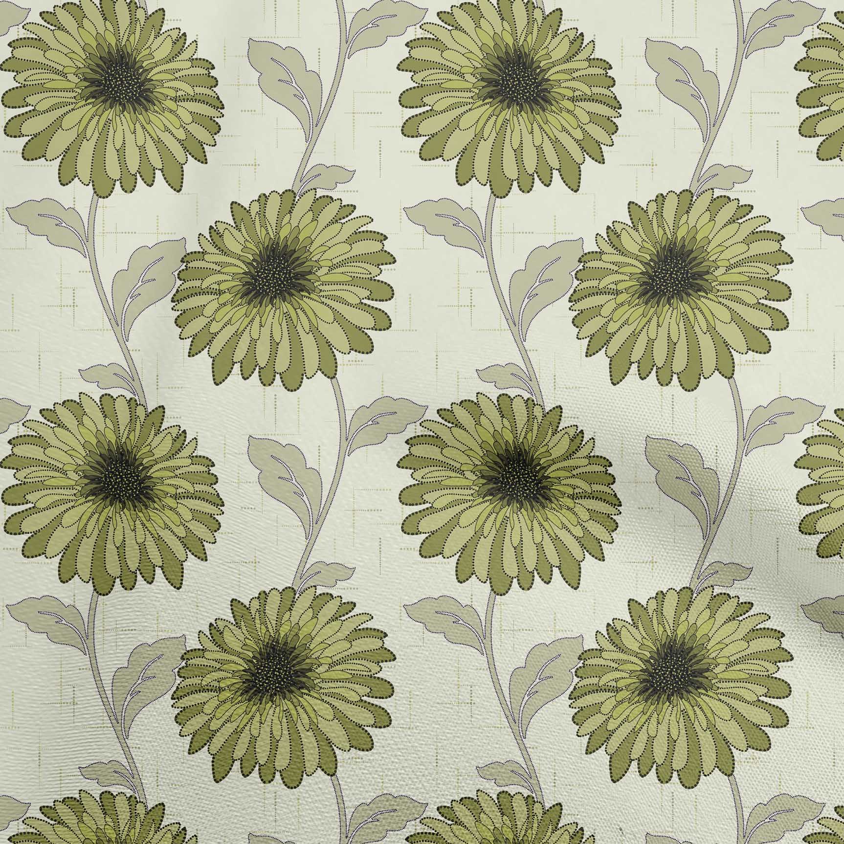 

oneOone Cotton Flex Lime Green Тканина з квітковим принтом у крапку Тканина з принтом у дворі 40 дюймів 42 Inch Wide - Viscose Chiffon грушевий