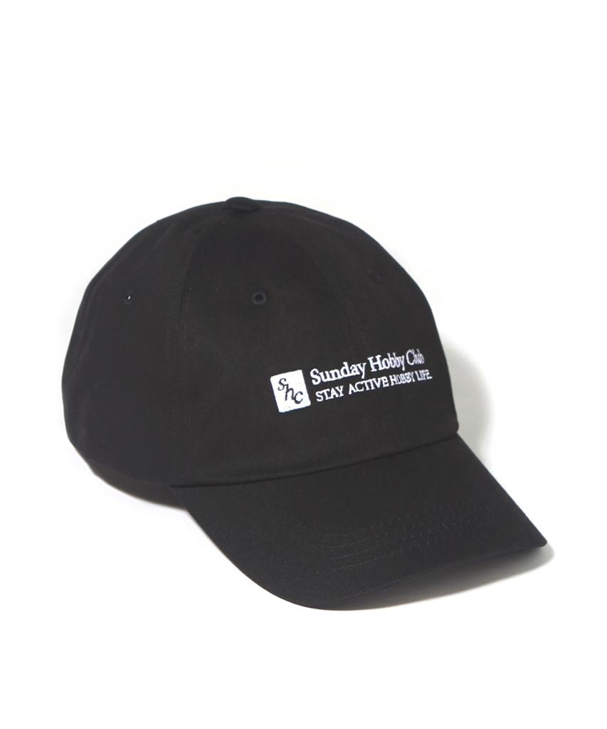 SUNDAY HOBBY CLUB Square Logo Curved Cap - Black