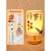 Dried Flower Embossed Table Lamp DIY Kit - Creative Gift for Team Building and National Day Festivities