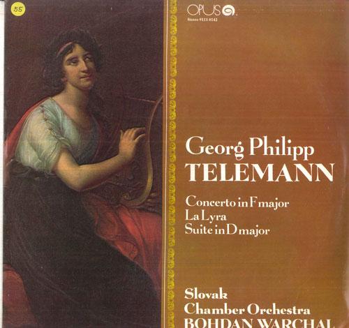 

LP Record BOHDAN WARCHAL, SLOVAK CHAMBER ORCH - Telemann Concerto In F Major, La Ly 91110142 OPUS 1972 Czechoslov Classical Used