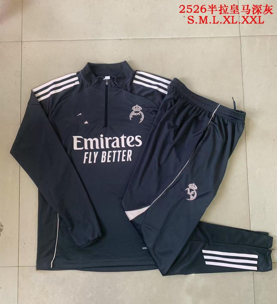 Fotbalový dres Real Madrid Inter Milán Německo Celá řada pro děti i dospělé Dlouhý rukáv Fotbalový dres Kryt