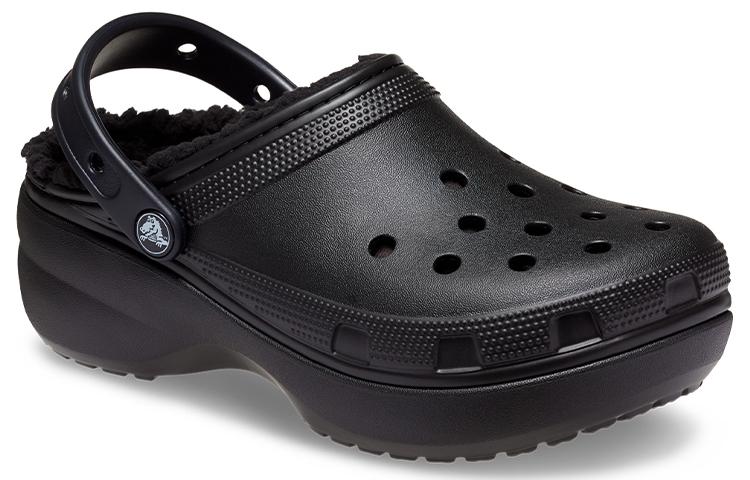 Crocs Classic Platform Lined Clog 'Black' Women's 207938-001