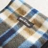 [Pet] Check Pattern Scarf Navy