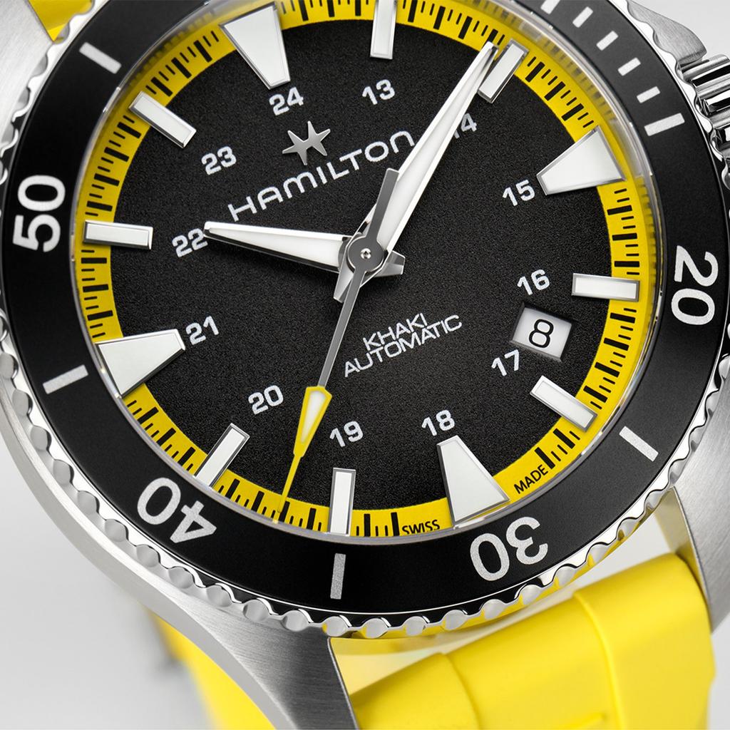 Hamilton H82395332 Khaki Navy Scuba Automatic 40mm Yellow