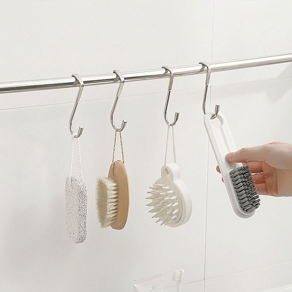 Punching Door Organizer Kitchen Bathroom Accessories Storage Hanger Hook Door Hanger Storage Hook