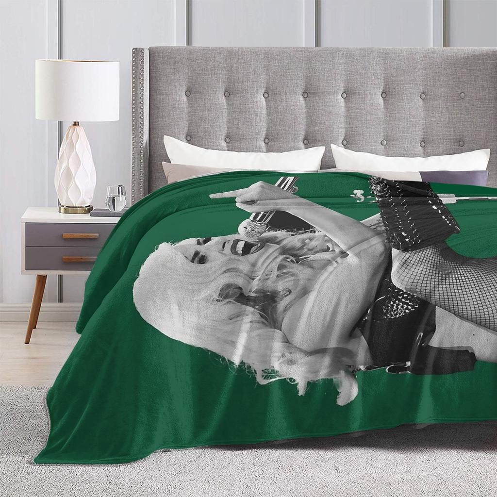 Lady Gaga Legendary singer  Blanket Quality Warm Soft  Throw Blanket Autumn Picnic Home Decor Novelty Bedspread
