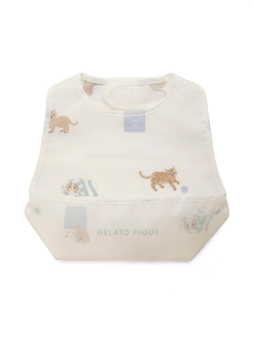 

BABY Playful Cat Pattern Meal Style PBGG245549 CRM F [Gelato Pique]