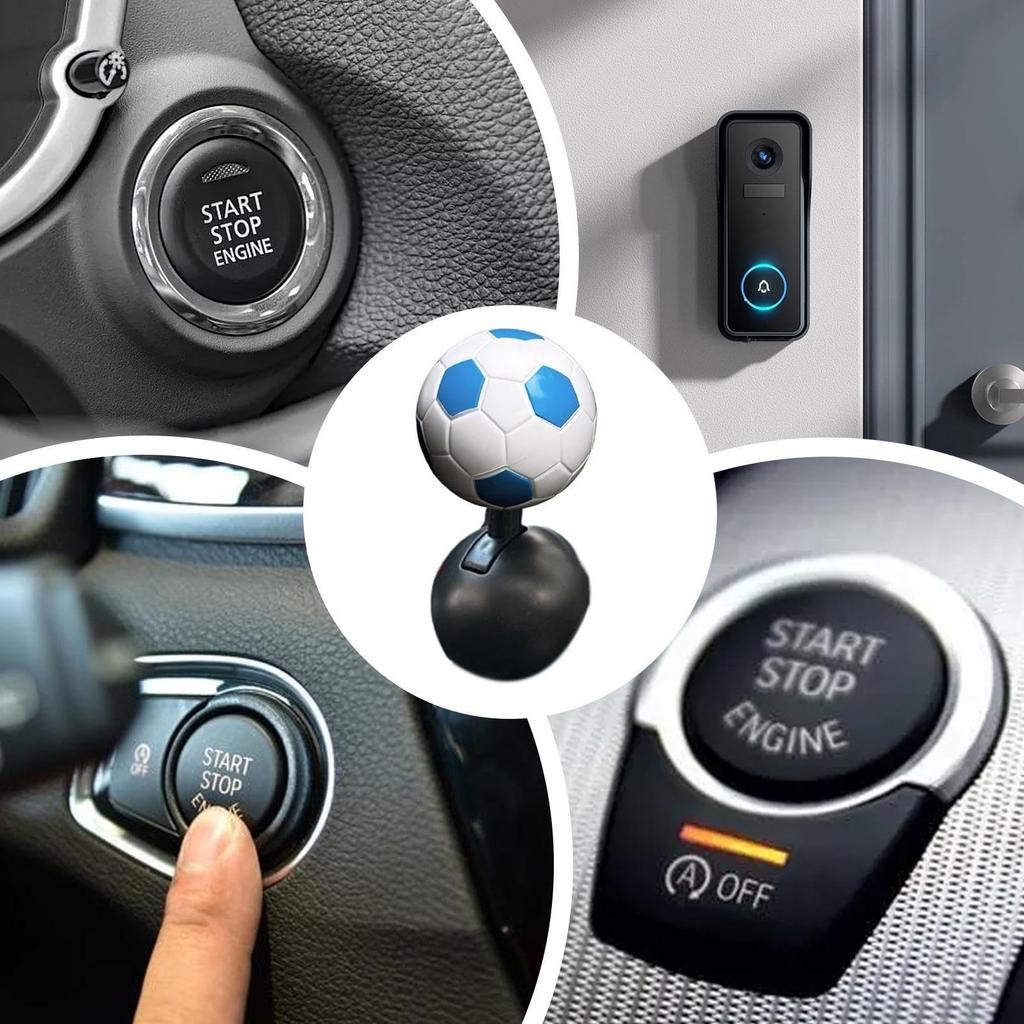 Car 1 Button Start Lever, Push Start Button Cover | One-Touch Start Button Levers