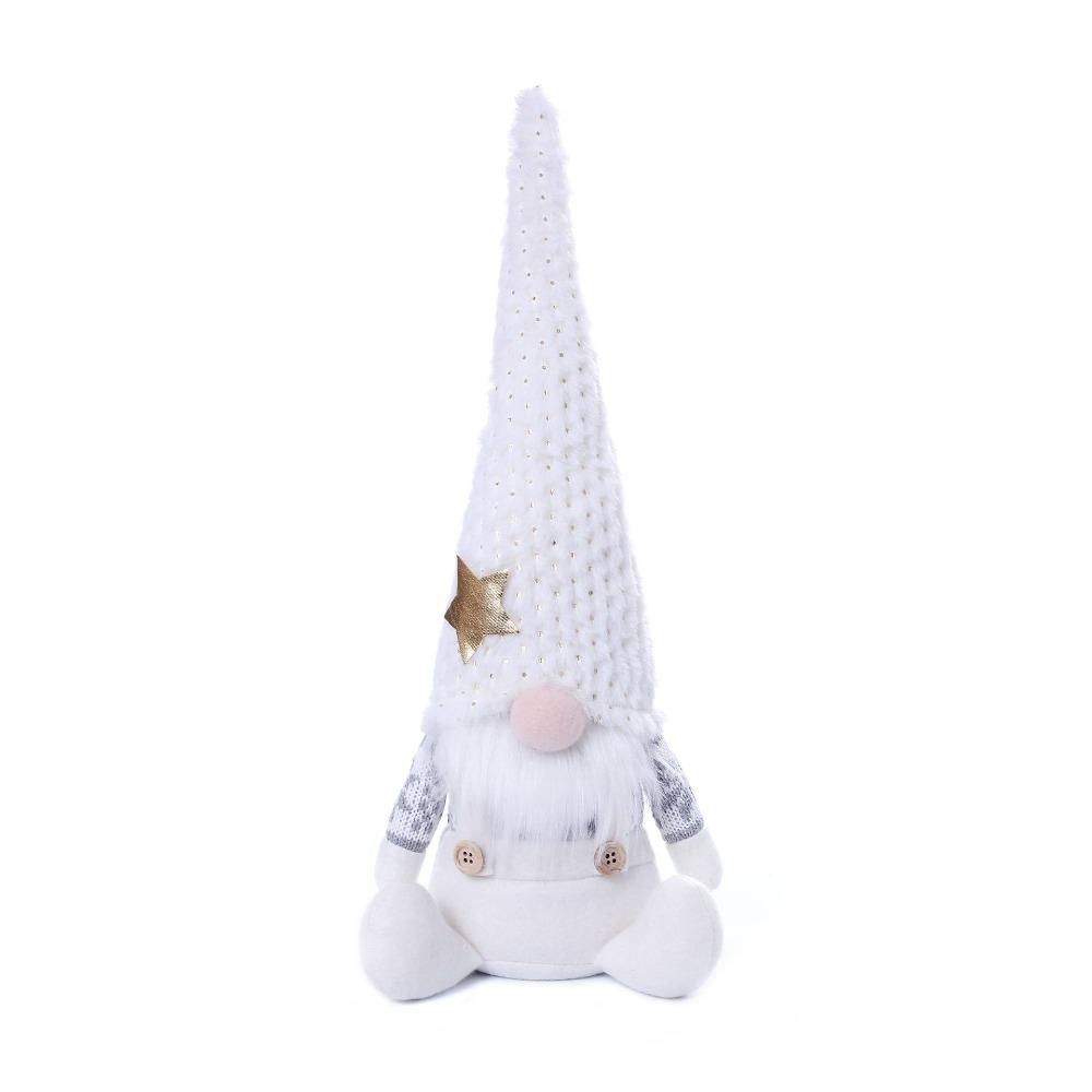 Handmade Plush Knitted Doll Cute Faceless Doll Crafts Christmas Toy  Photo Props