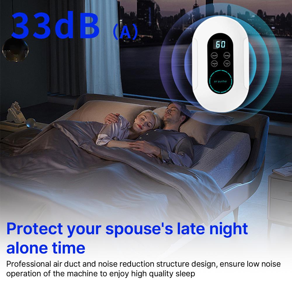 2-IN-1 Air Purifier and Ozone Sterilizer for Home with Timer Digital Touch Screen APP Control