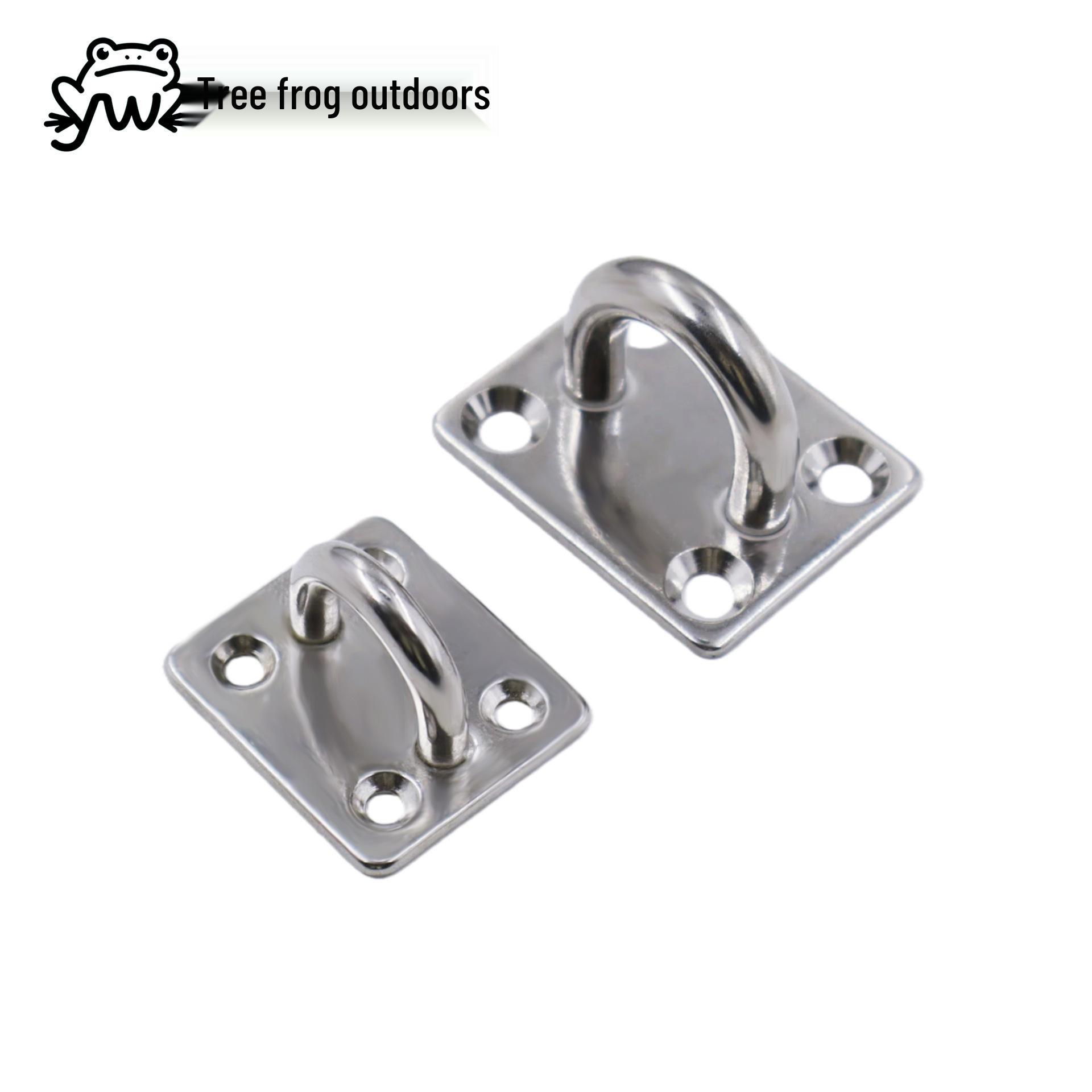 304 Stainless Steel Yacht Door Latch and Safety Eyepad 5mm (with screws)