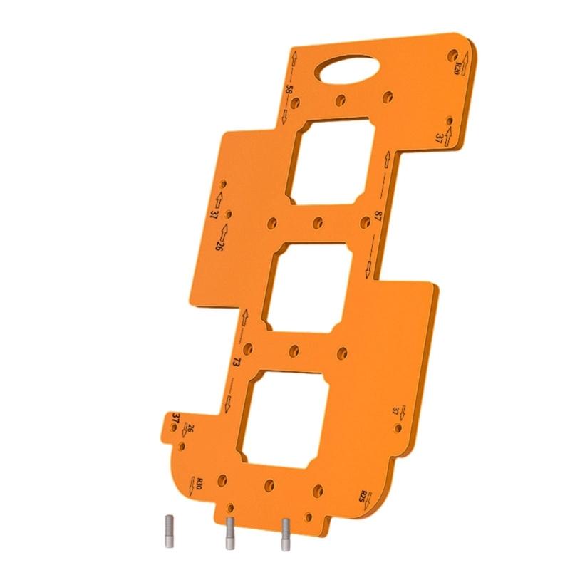 Multifunctional Sturdy Woodworking Slotting Template Designs for Carpenter and Enthusiasts Across Various Materials