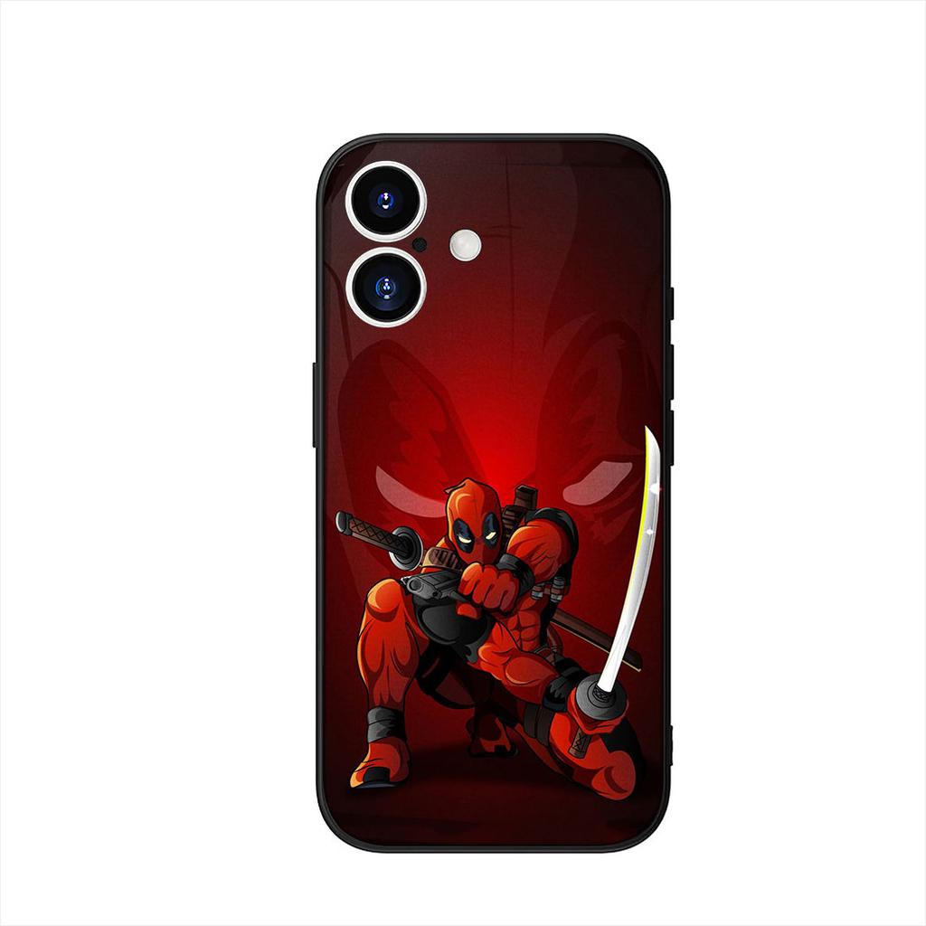 Deadpool Marvel Wolverine Phone Cover Case for Apple iPhone 16 15 14 Plus 13 12 Mini 17 Pro Max + 16E Air 16+ ProMax Casing