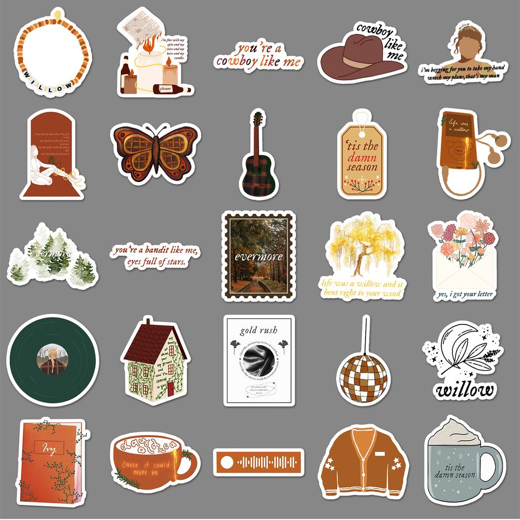 50 Graffiti Stickers Personalized Star Peripheral Decoration Tablet Mobile Phone Stickers