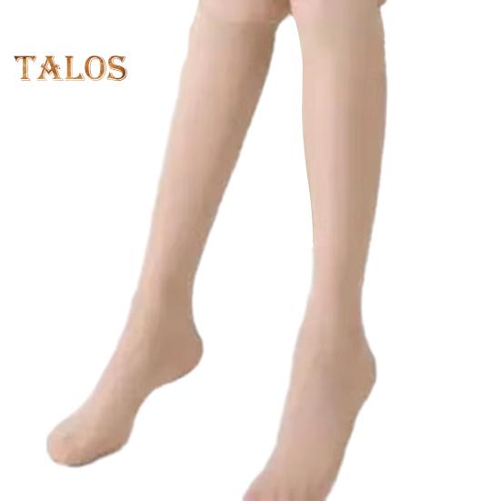 5 Pairs Women Stockings Ultra-thin See-through High Elasticity Anti-slip Solid Color Soft Breathable Quick Dry Lady Calf Length Long Socks