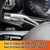 For Mercedes Benz C S Class C-Class W206 S-Class W223 -2023 Shift Lever Wiper Rod Interior Covers Stickers Trim ABS Plastic