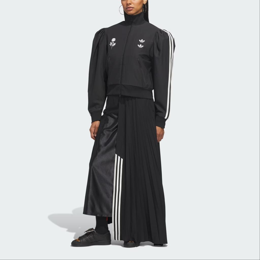 (WMNS) adidas x Willy Chavarria Bluse Trainingsjacke Asiatische Größe 'Schwarz' Damen KD9353