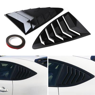 מכסה חלון צד שחור מבריק עבור 2013-2018 Scion FRS BRZ Toyota 86 GT86
