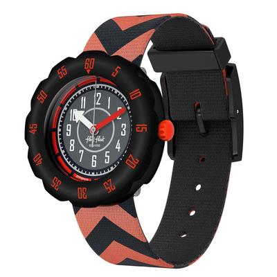 Armbanduhr GET SET FPSP079 Schwarz [Flick Flack] Kinder GO! Jungs'